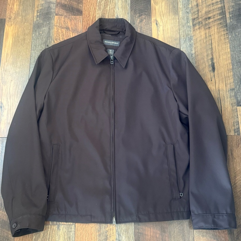 Men's Banana Republic lightweight jacket L very nice!!